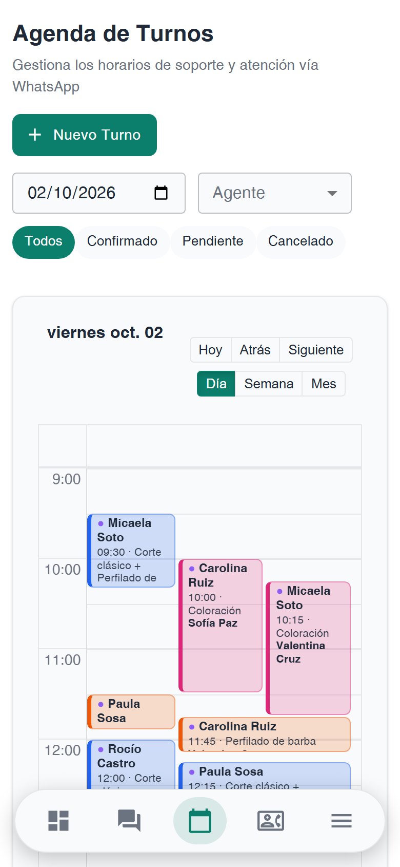 Agenda del día en el celular